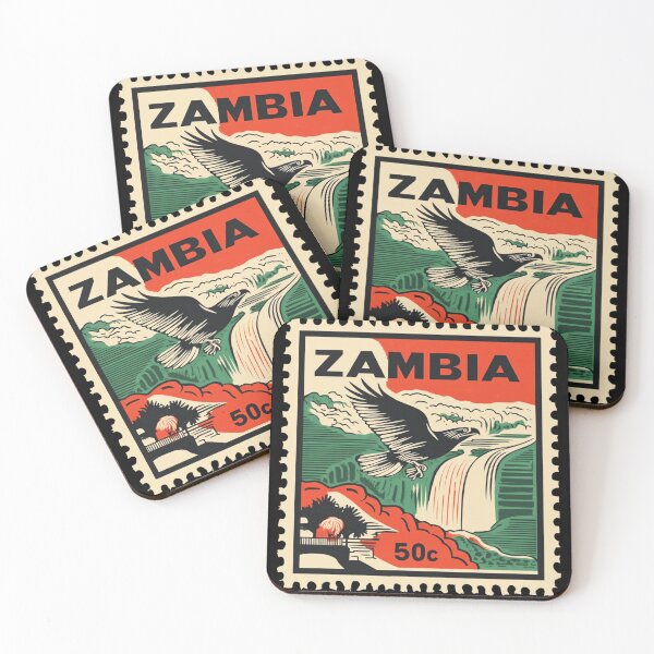 Item preview, Zambia Vintage Postage Stamp - Victoria Falls designed and sold by tiigerdad.