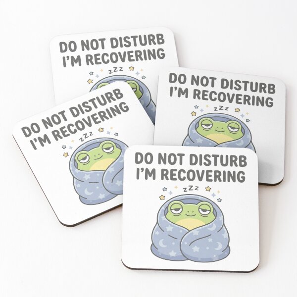 Item preview, Funny Frog Do Not Disturb I'm Recovering T-Shirt – Cozy Meme Frog designed and sold by DIRTYSKETCHH.