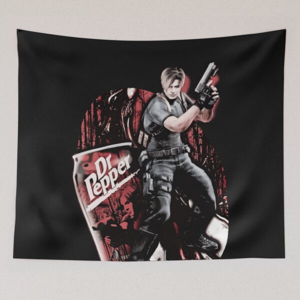 Item preview, Leon S Kennedy Dr Pepper Resident Evil Survival Horror Gamer Classic T-Shirt designed and sold by LillyCustomTees.