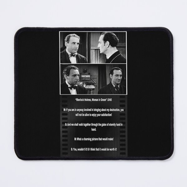Item preview, My Favorite Scene In Sherlock Holmes, Woman In Green 1945 Meme designed and sold by zalafliyawop.