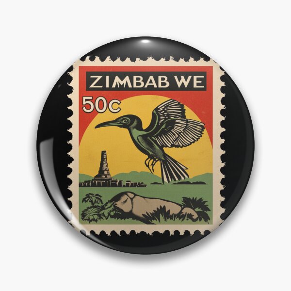 Item preview, Zimbabwe Vintage Postage Stamp - Zimbabwe Bird designed and sold by tiigerdad.