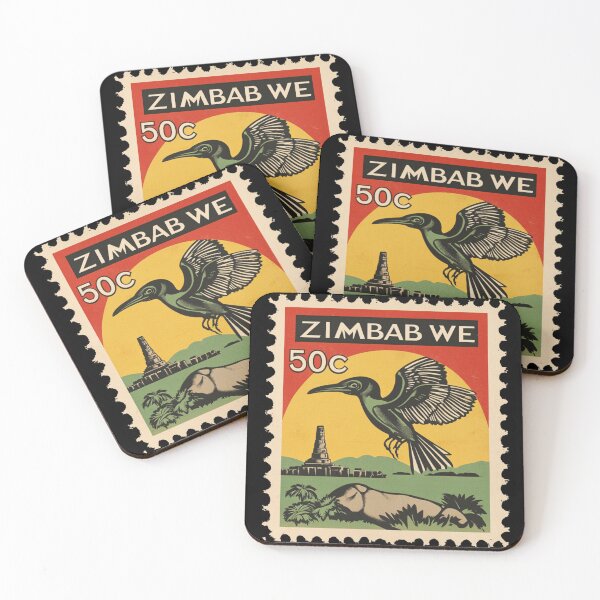 Item preview, Zimbabwe Vintage Postage Stamp - Zimbabwe Bird designed and sold by tiigerdad.