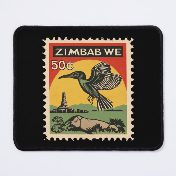 Item preview, Zimbabwe Vintage Postage Stamp - Zimbabwe Bird designed and sold by tiigerdad.