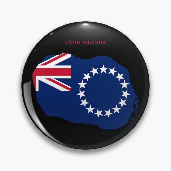 Item preview, Cook Islands Map Flag Silhouette South Pacific Heritage Gift designed and sold by NTGUILTY.