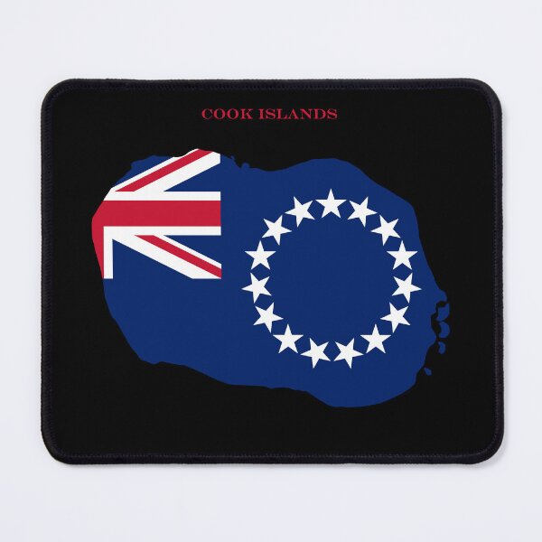 Item preview, Cook Islands Map Flag Silhouette South Pacific Heritage Gift designed and sold by NTGUILTY.