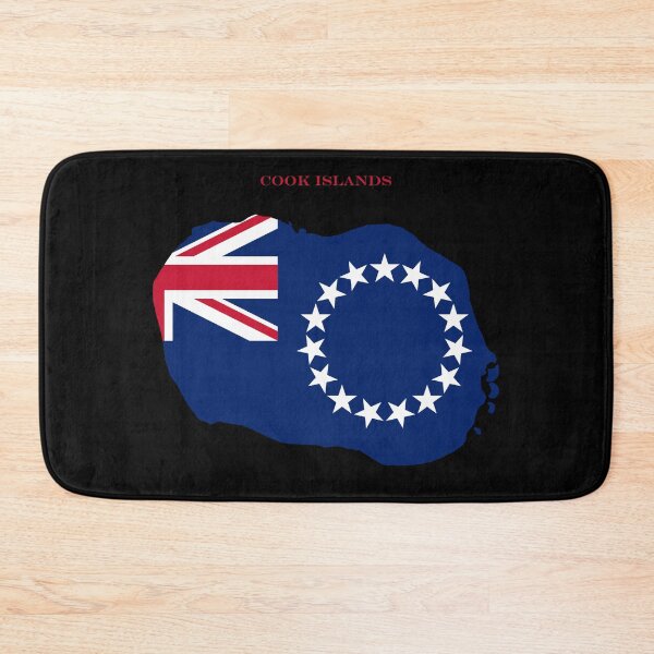 Item preview, Cook Islands Map Flag Silhouette South Pacific Heritage Gift designed and sold by NTGUILTY.