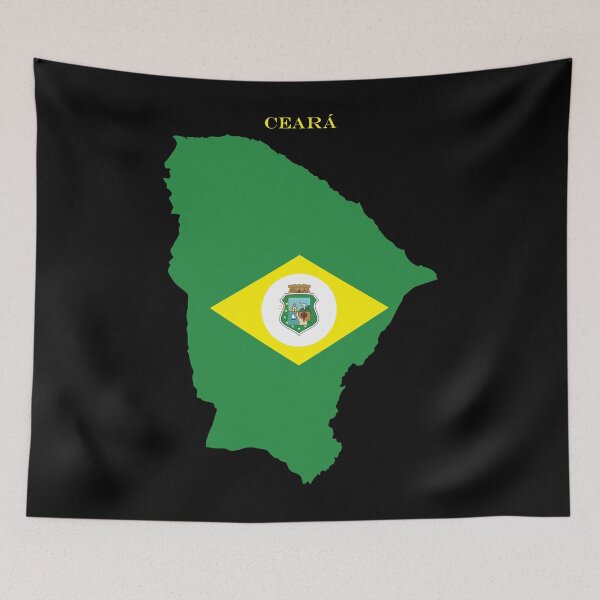 Item preview, Ceara Map Flag Silhouette Brazil State Pride Heritage Gift designed and sold by NTGUILTY.