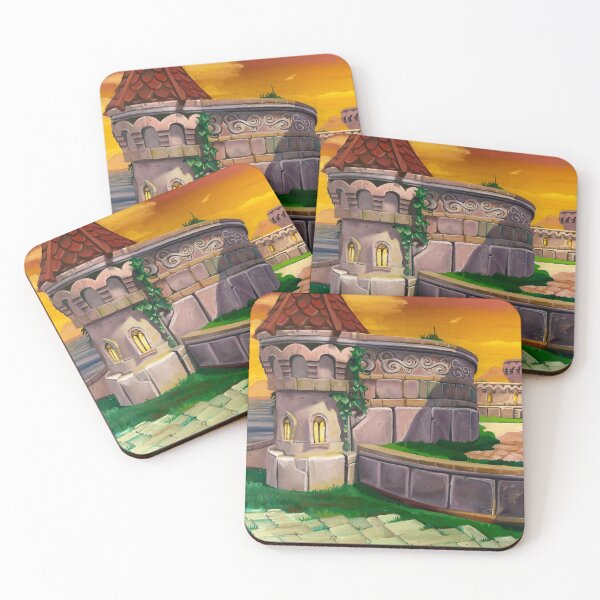 Item preview, Town Square Oil Painting Print Spyro the Dragon designed and sold by lozdavis.
