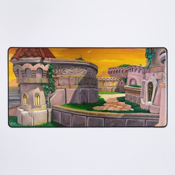 Item preview, Town Square Oil Painting Print Spyro the Dragon designed and sold by lozdavis.
