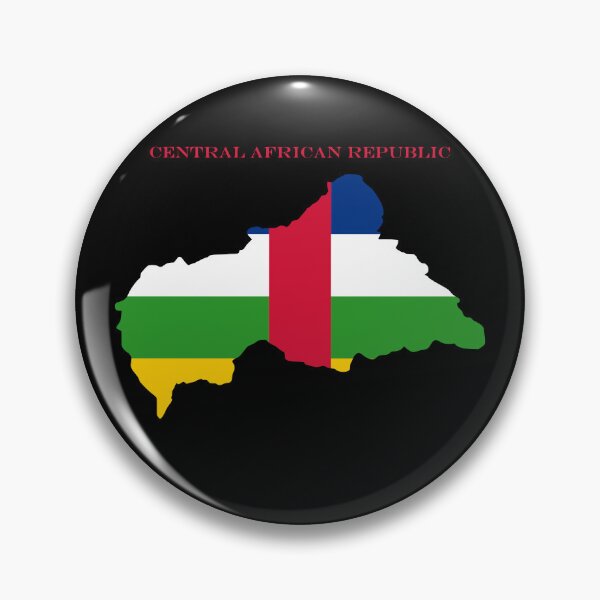 Item preview, Central African Republic Map Flag Silhouette CAR Pride Heritage Gift designed and sold by NTGUILTY.
