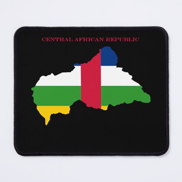 Item preview, Central African Republic Map Flag Silhouette CAR Pride Heritage Gift designed and sold by NTGUILTY.