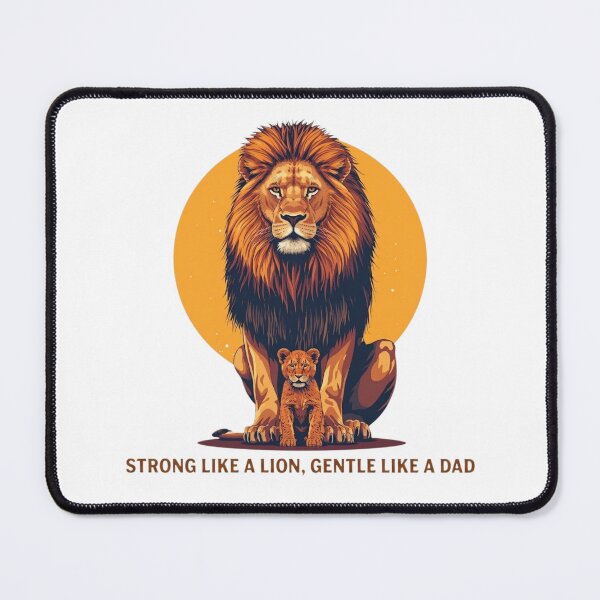 Item preview, Strong Like a Lion Gentle Like a Dad designed and sold by Sky-bully.