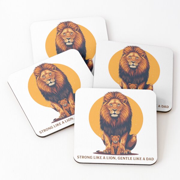 Item preview, Strong Like a Lion Gentle Like a Dad designed and sold by Sky-bully.