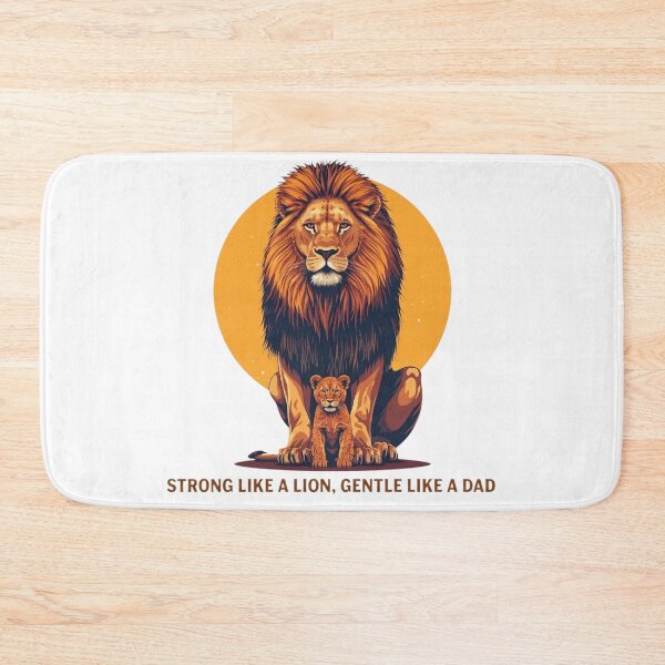 Item preview, Strong Like a Lion Gentle Like a Dad designed and sold by Sky-bully.