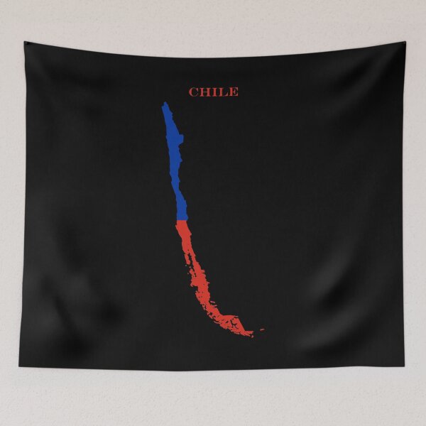 Item preview, Chile Map Flag Silhouette Chilean Pride Heritage Gift designed and sold by NTGUILTY.