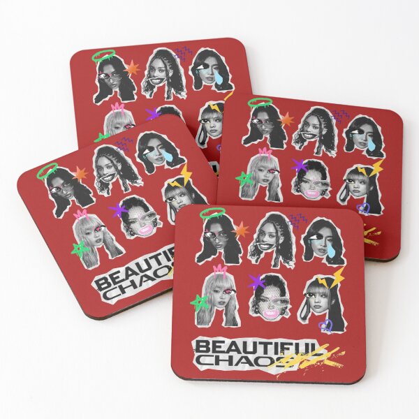Item preview, KATSEYE Beautiful Chaos Punk Collage designed and sold by moamaxshop.