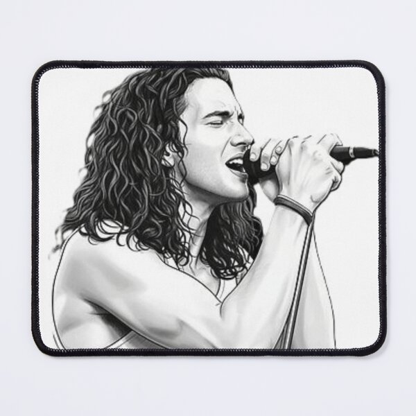 Item preview, The Seattle Surfer: Young Grunge Vocalist Portrait designed and sold by Fallen Ink.