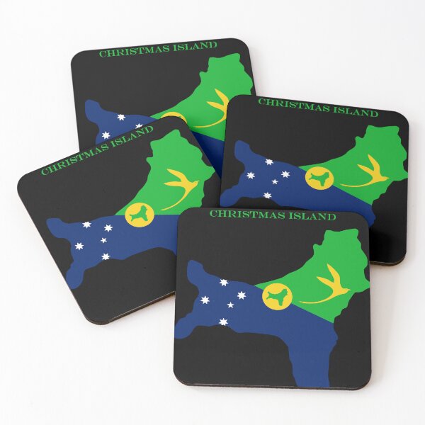Item preview, Christmas Island Map Flag Silhouette Australian Territory Pride Gift designed and sold by NTGUILTY.