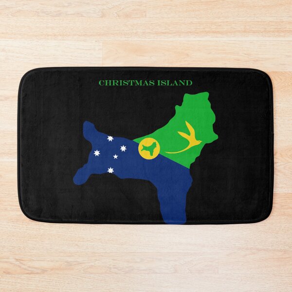 Item preview, Christmas Island Map Flag Silhouette Australian Territory Pride Gift designed and sold by NTGUILTY.