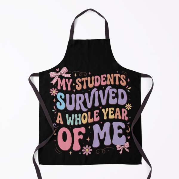 Item preview, My Students Survived A Whole Year Of Me Funny Teacher Retro Coquette designed and sold by haitrieuic96.