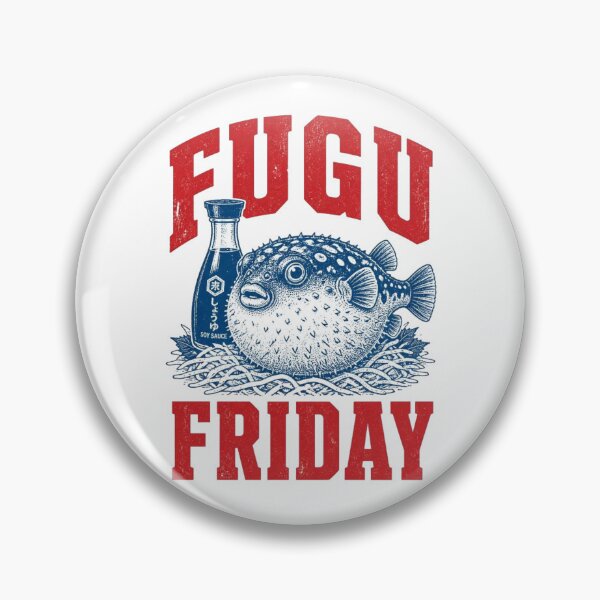 Item preview, FUGU FRIDAY. Japanese Pufferfish. designed and sold by Birdie and Flynn.
