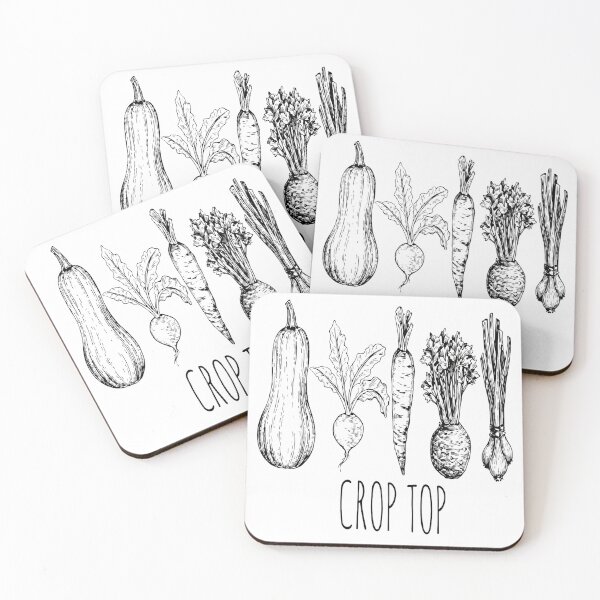 Item preview, Vintage Vegetable Garden Crop Top Pun - Hand-Drawn Botanical Sketch designed and sold by haitrieuic96.