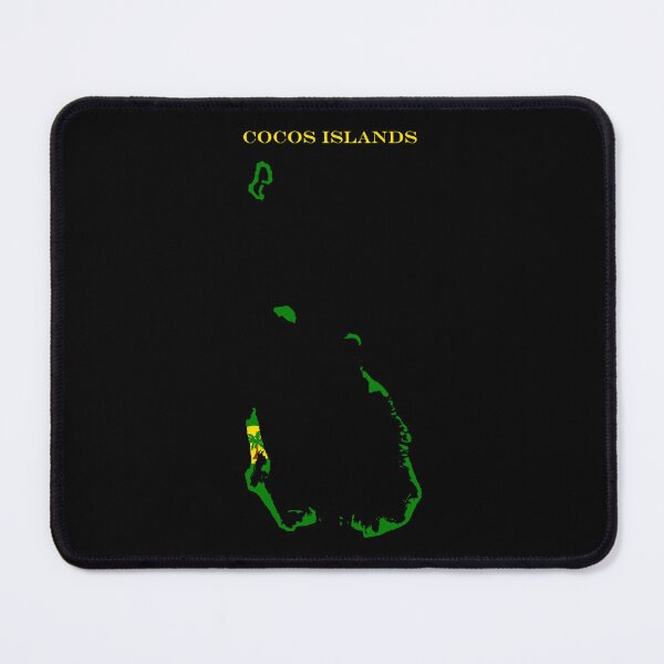 Item preview, Cocos Islands Map Flag Silhouette Keeling Islands Pride Gift designed and sold by NTGUILTY.