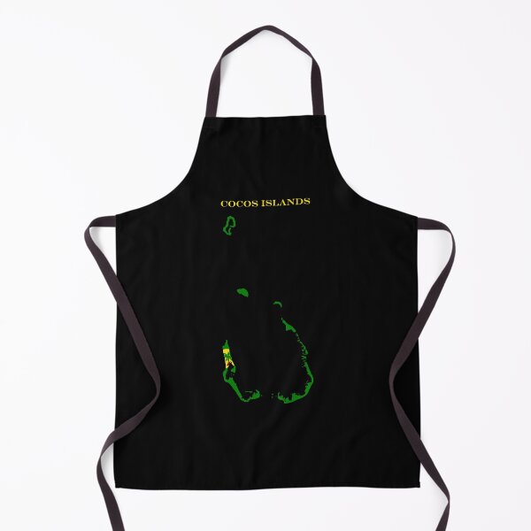 Item preview, Cocos Islands Map Flag Silhouette Keeling Islands Pride Gift designed and sold by NTGUILTY.
