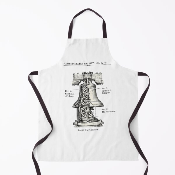 Item preview, Steampunk Liberty Bell Patent Illustration designed and sold by chattsuede.