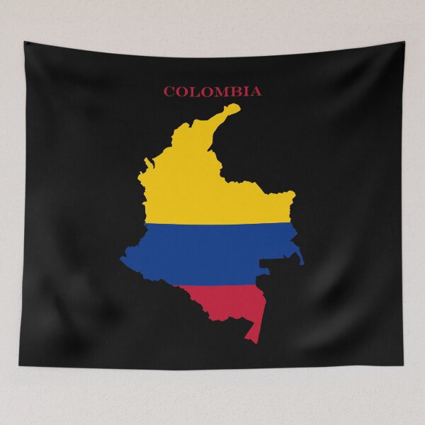 Item preview, Colombia Map Flag Silhouette Colombian Pride Heritage Culture Gift designed and sold by NTGUILTY.