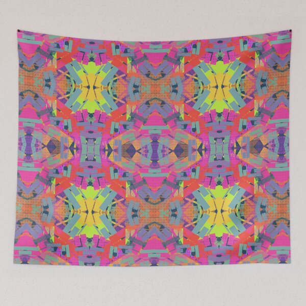 Item preview, Neon Geometric Graffiti Pattern designed and sold by SweetLilith.