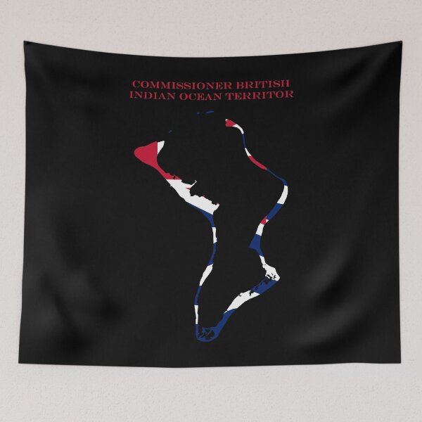 Item preview, British Indian Ocean Territory Map Flag Silhouette BIOT Pride Gift designed and sold by NTGUILTY.