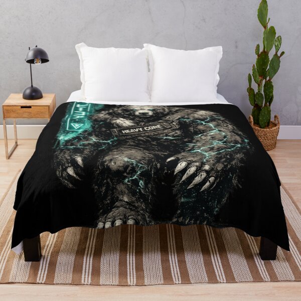Item preview, Cyberpunk Heavy Core Bear – Futuristic Grizzly Streetwear Graphic designed and sold by JonelCrafts.