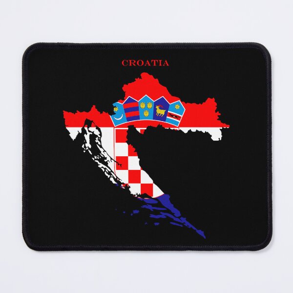 Item preview, Croatia Map Flag Silhouette Croatian Pride Heritage Gift designed and sold by NTGUILTY.