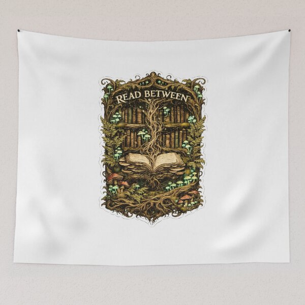 Item preview, Read Between The Lines Book Enchanted Library designed and sold by chattsuede.