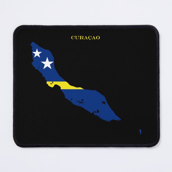 Item preview, Curaçao Map Flag Silhouette Dutch Caribbean Pride Heritage Gift designed and sold by NTGUILTY.