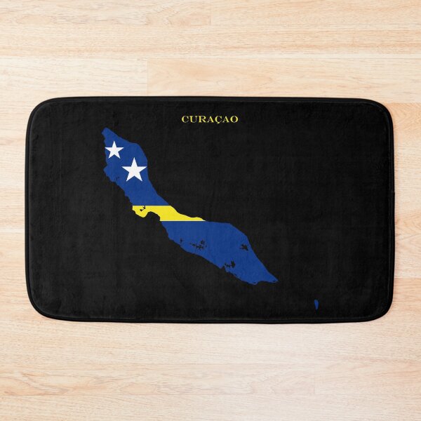 Item preview, Curaçao Map Flag Silhouette Dutch Caribbean Pride Heritage Gift designed and sold by NTGUILTY.