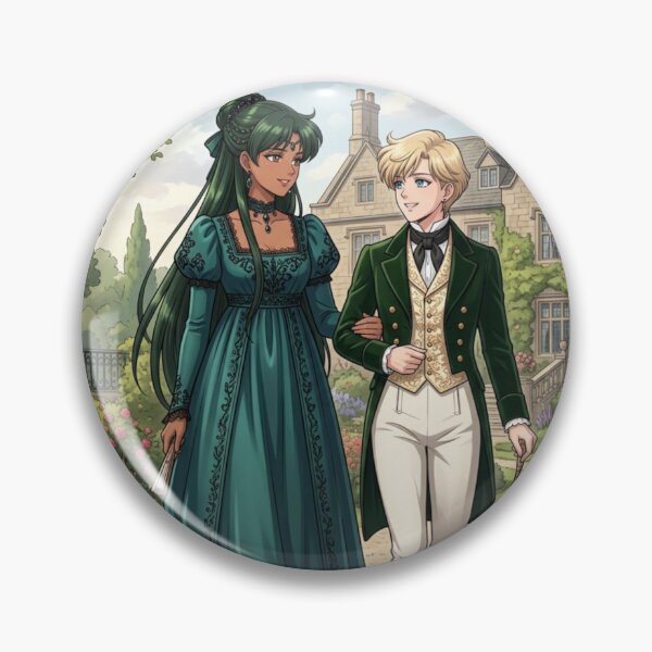 Item preview, Setsuna and Haruka Taking a Walk designed and sold by Solace Sparkles.
