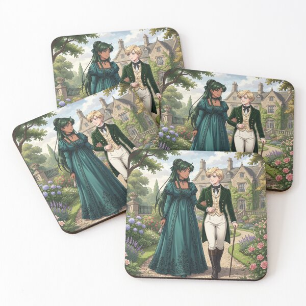 Item preview, Setsuna and Haruka Taking a Walk designed and sold by Solace Sparkles.