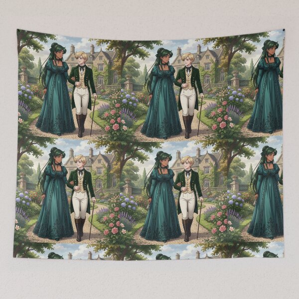 Item preview, Setsuna and Haruka Taking a Walk designed and sold by Solace Sparkles.
