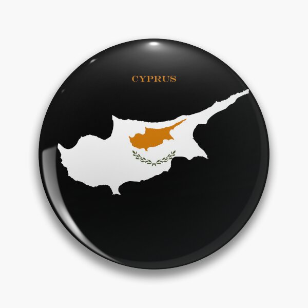Item preview, Cyprus Map Flag Silhouette Cypriot Pride Heritage Peace Gift designed and sold by NTGUILTY.