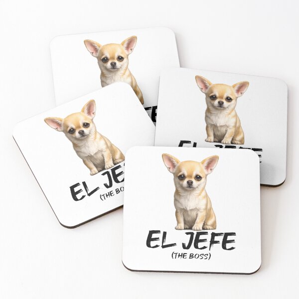 Item preview, EL JEFE Chihuahua Dog Attitude designed and sold by color4all.