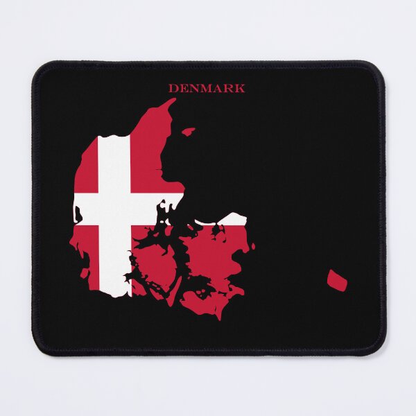 Item preview, Denmark Map Flag Silhouette Danish Pride Dannebrog Heritage Gift designed and sold by NTGUILTY.
