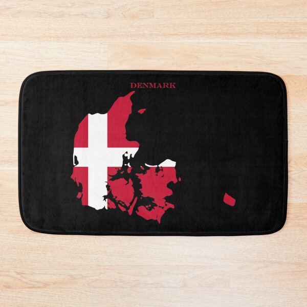 Item preview, Denmark Map Flag Silhouette Danish Pride Dannebrog Heritage Gift designed and sold by NTGUILTY.