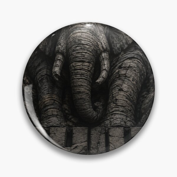 Item preview, Founder Built Under Pressure Elephant Brutalist Stone Bas-Relief Art Print designed and sold by SavannaStrikes.