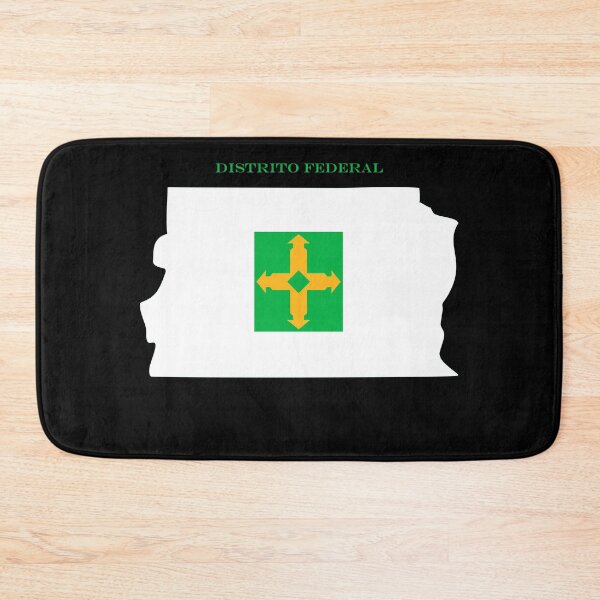 Item preview, Distrito Federal Brazil Map Flag Silhouette Brasilia Pride Gift designed and sold by NTGUILTY.