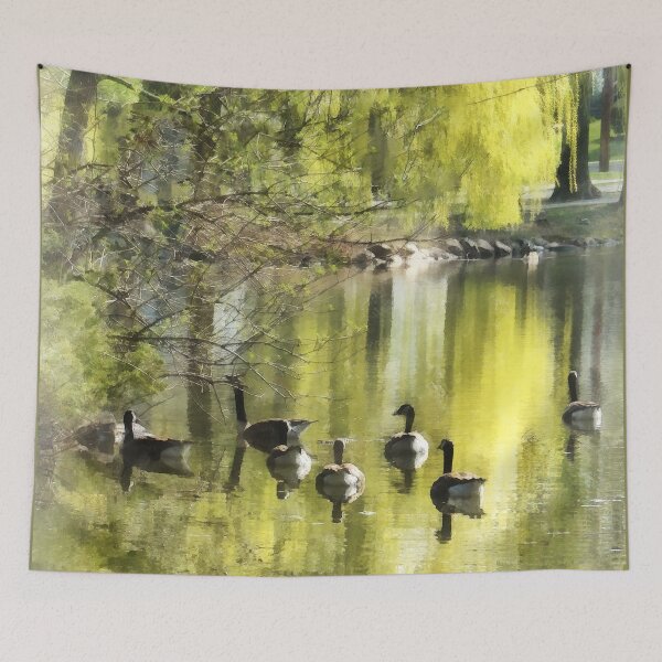 Item preview, Geese by Willow designed and sold by Susan Savad.