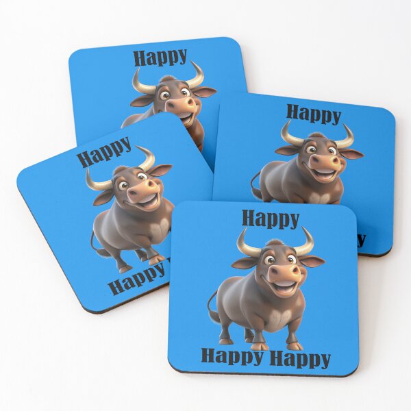 Item preview, HAPPY COW, KIDS ART, FUN KIDS STUFF FOR COUNTRY LOVERS designed and sold by Barbara Jean Photo Art And Design.