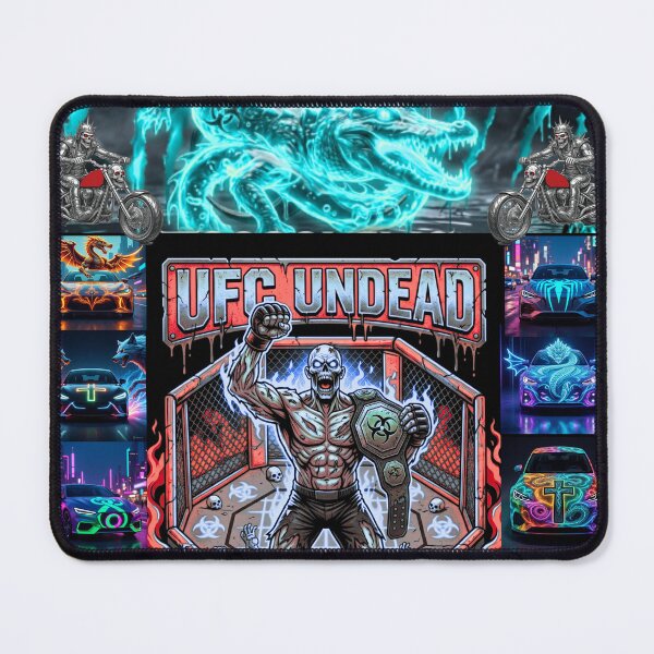 Item preview, UFC Undead Champion - TOCOCLAWS MMA Horror Art designed and sold by TOCOCLAWS.