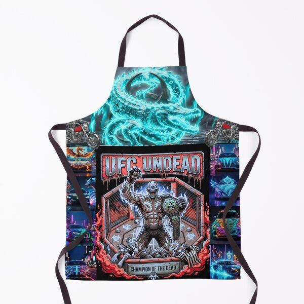Item preview, UFC Undead Champion - TOCOCLAWS MMA Horror Art designed and sold by TOCOCLAWS.